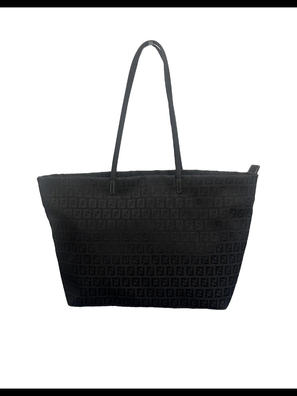 Fendi Black Monogram Tote Bag